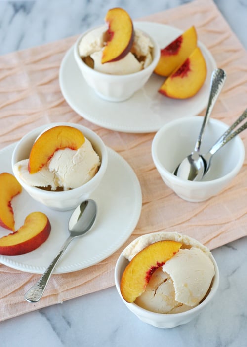 Kitchenaid peach hotsell ice cream recipe