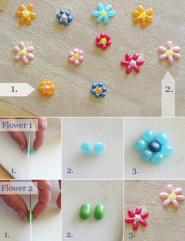 How to make Jelly Belly Flowers - by Glorious Treats