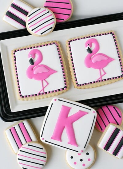 Pink Flamingo Cookies - glorioustreats.com