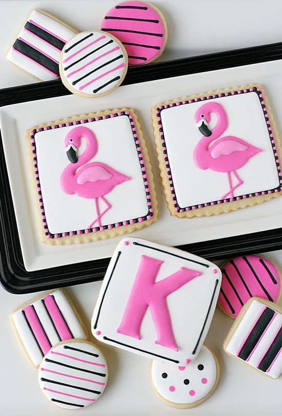 Pink Flamingo Cookies - glorioustreats.com
