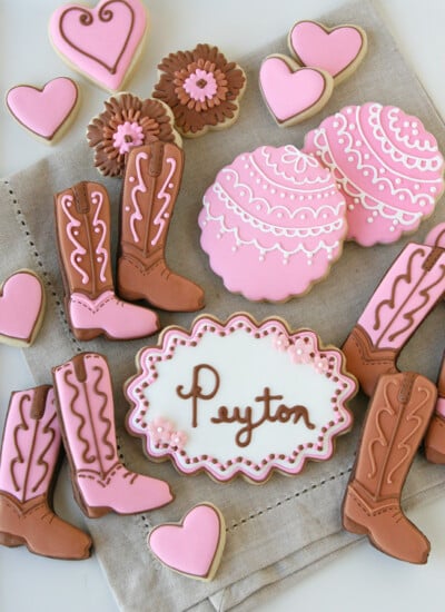 Cowgirl Party Cookies - glorioustreats.com