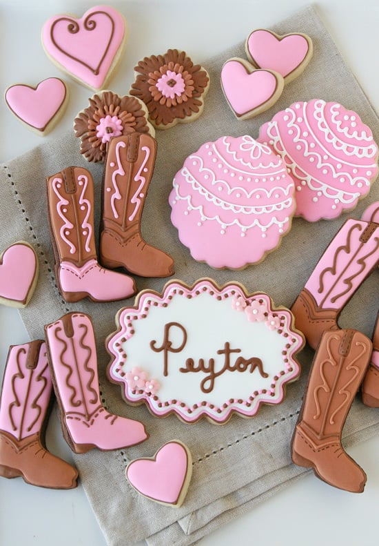 Cowgirl Boot Cookies - Glorious Treats
