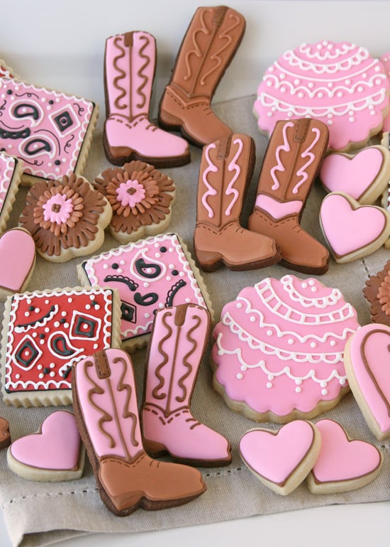Cowgirl Party Cookies - by glorioustreats.com