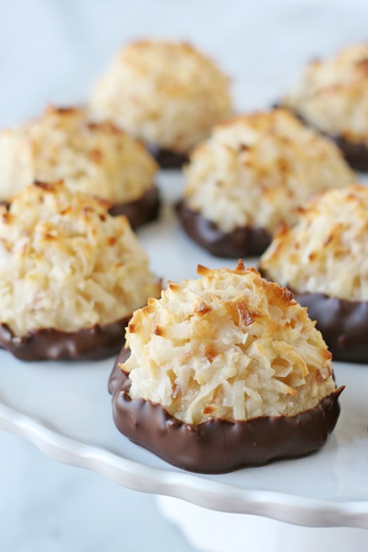 Chewy Coconut Macaroons - by Glorious Treats