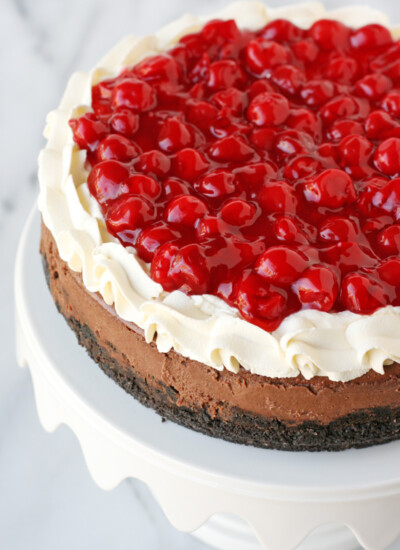Gorgeous Black Forrest Cheesecake!! from glorioustreats.com