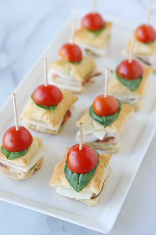 Turkey Pesto Appetizer Bites - glorioustreats.com