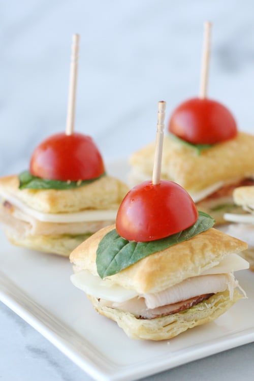 Turkey Pesto Appetizer Bites - glorioustreats.com