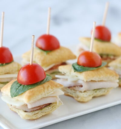 Turkey Pesto Appetizer Bites - glorioustreats.com