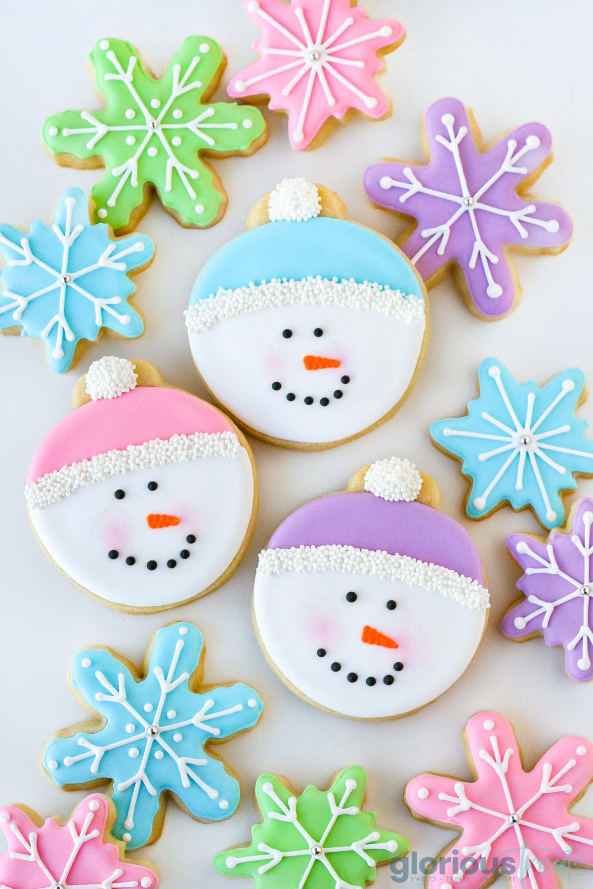 How to Make a Snowman Cookie Set