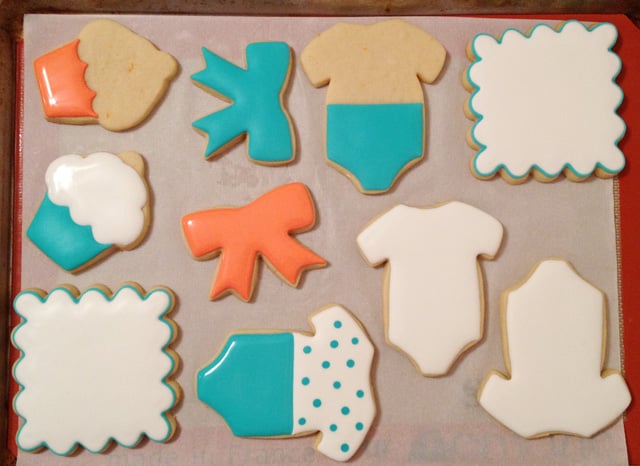 Baby Cookies Decorating Tutorial - by Glorious Treats