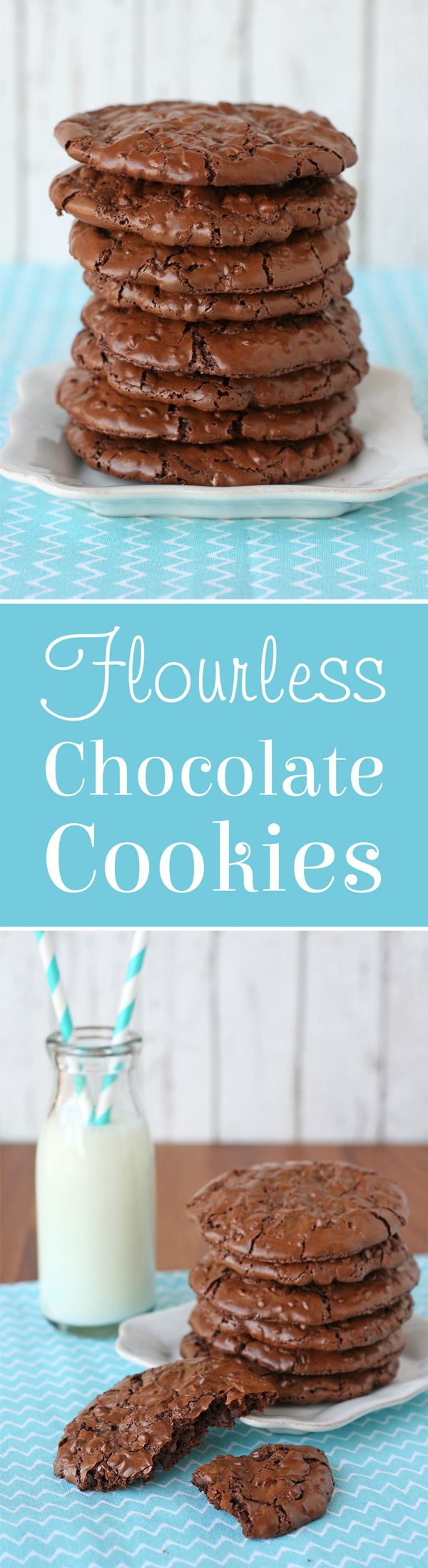 Chewy, delicious Flourless Chocolate Cookies