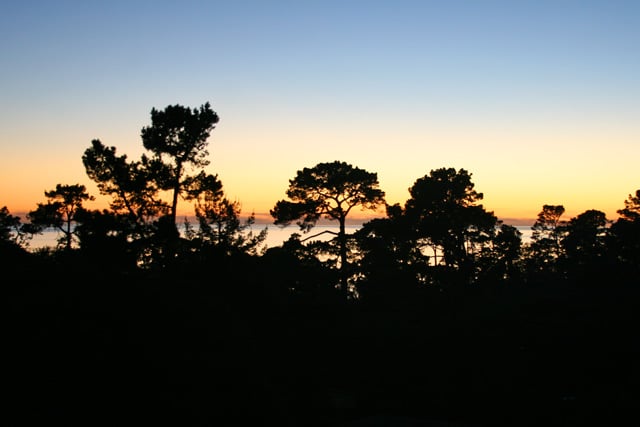 Sunset in Carmel, California