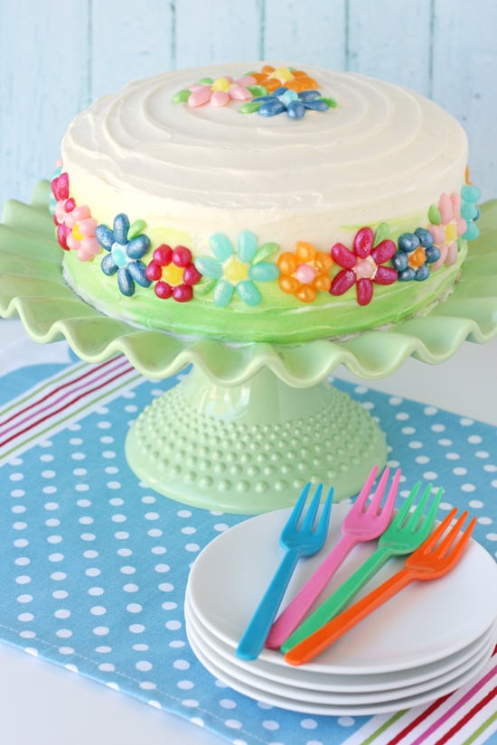 Spring Flower Cake and lots of Spring Sweets!  - glorioustreats.com