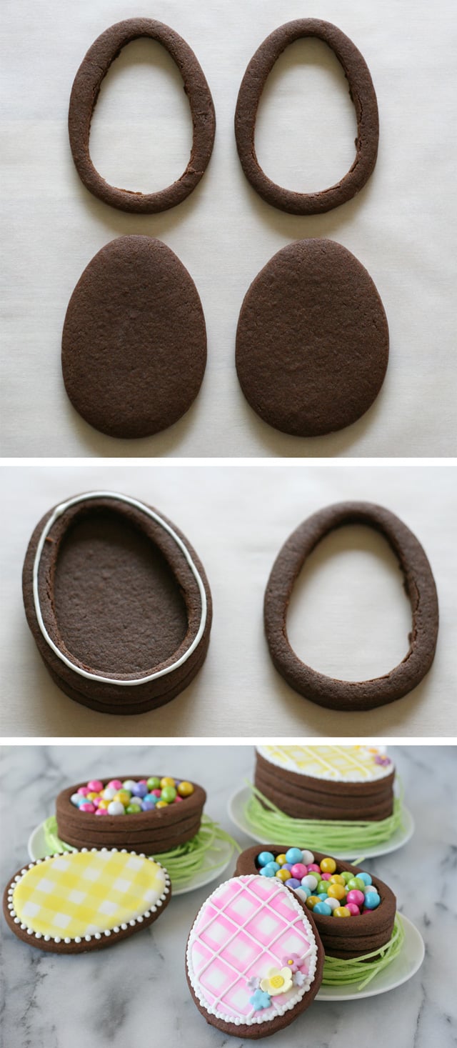 Easter Egg Cookie Boxes - from GloriousTreats.com