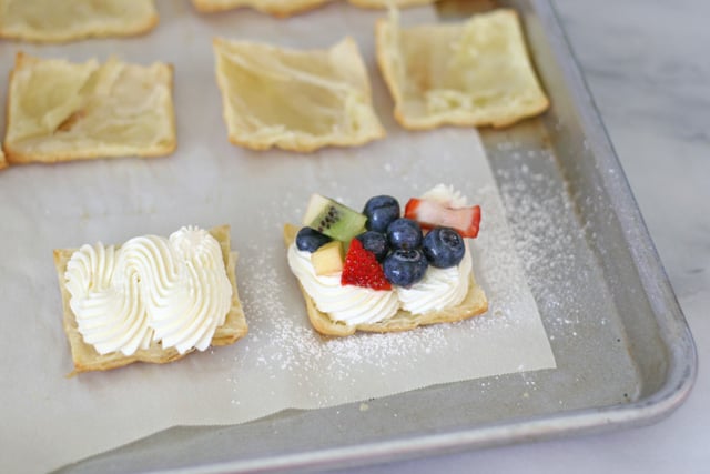 Lemon Cream Puffs with Fresh Fruit - GloriousTreats.com
