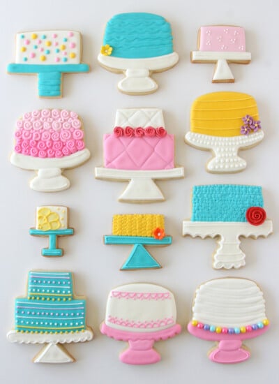 Beautiful Cake Stand Decorated Cookies!! - GloriousTreats.com