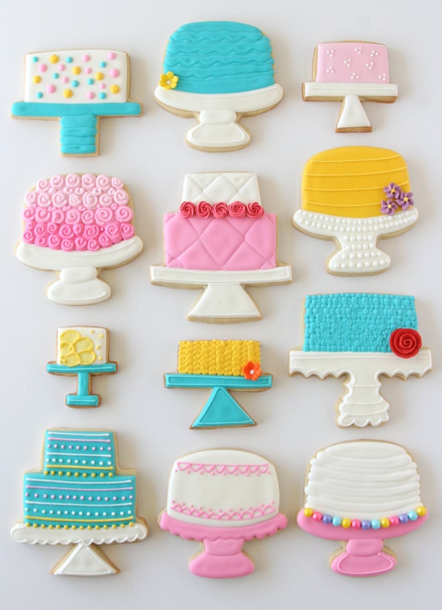 Beautiful Cake Stand Decorated Cookies!!  - GloriousTreats.com