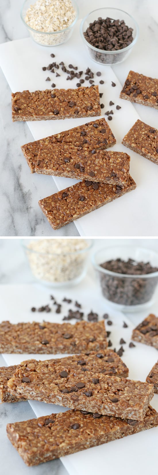 Easy, healthy and delicious!! Homemade Peanut Butter Chocolate Chip Granola Bars 