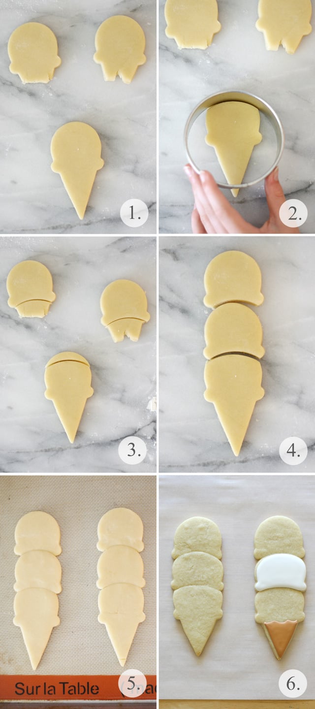 Ice Cream Cone Cookies - GloriousTreats.com