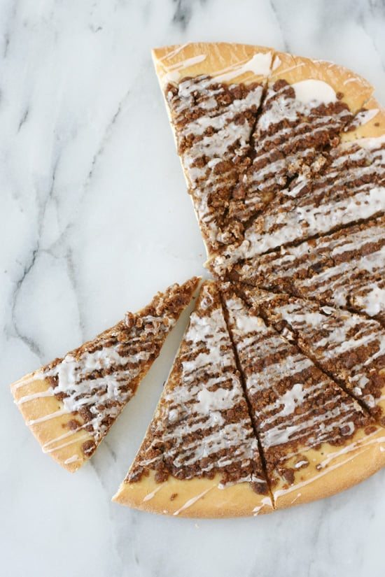 Cinnamon Streusel Dessert Pizza - So simple to make and everyone loves it!!