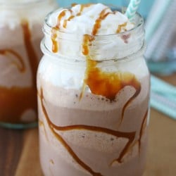 Caramel Mocha Milkshake - All of my favorites in one delicious treat!!