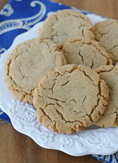 This Chewy Peanut Butter Cookie Recipe will remind you how good a classic cookie can be!!