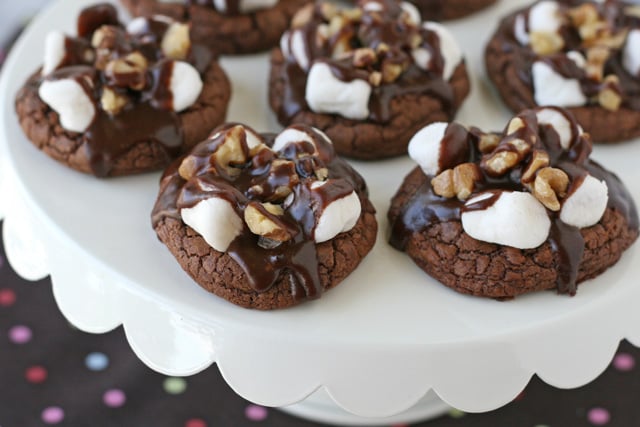 Rocky Road Cookies - chewy, chocolaty and delicious!! 