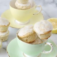 Lemon Poppyseed Poundcake Muffins - GloriousTreats.com