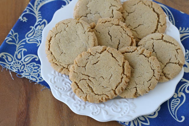 Chewy Peanut Butter Cookie Recipe - One bite and you'll remember why this is such a beloved classic! 