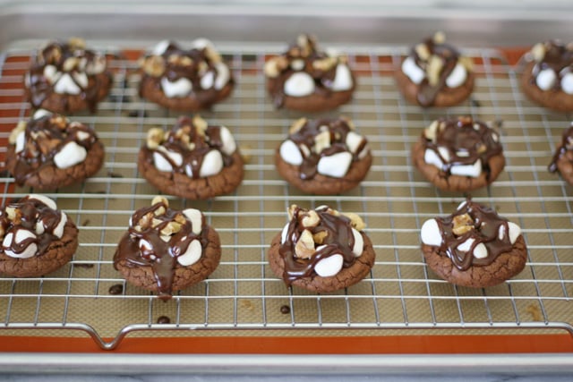 Rocky Road Cookies | GloriousTreats.com