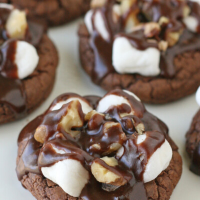 Rocky Road Cookies - chewy, chocolaty and delicious!!