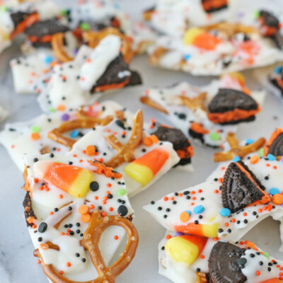 Easy Halloween Candy Bark Recipe