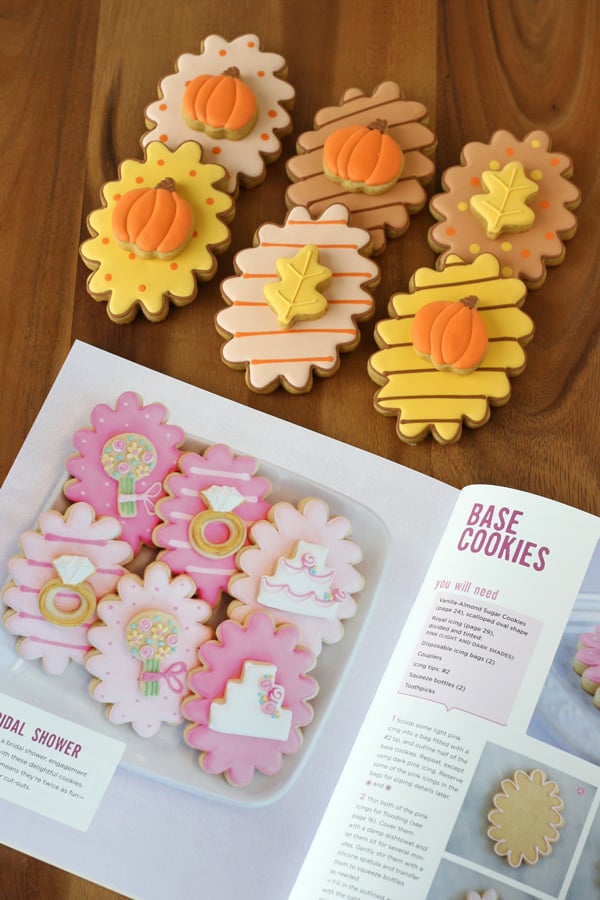 Fall Double Decker Cookies - Inspired by Decorating Cookies Party Book