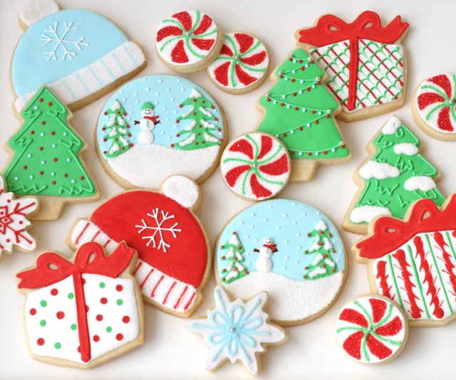 Decorated Christmas Cookies Glorious Treats