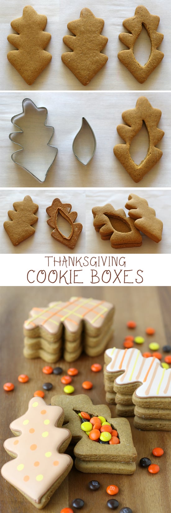 Thanksgiving Cookie Boxes - Such a cute and creative idea!  