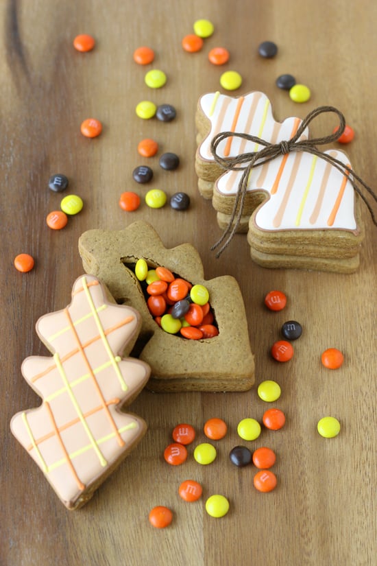 Leaf Cookie Boxes - Such a cute and creative idea!  