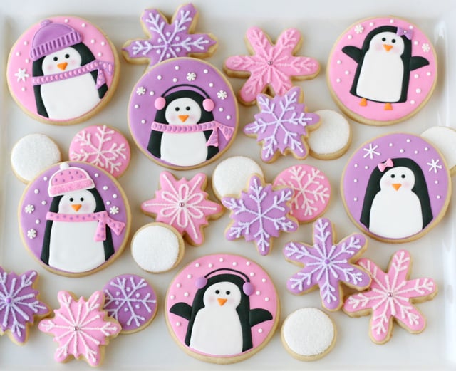 Penguin Christmas Cookies - The cutest cookies ever! 