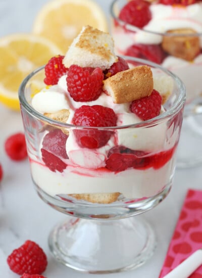 Sweet, tart, creamy and delicious... this amazing trifle has it all!