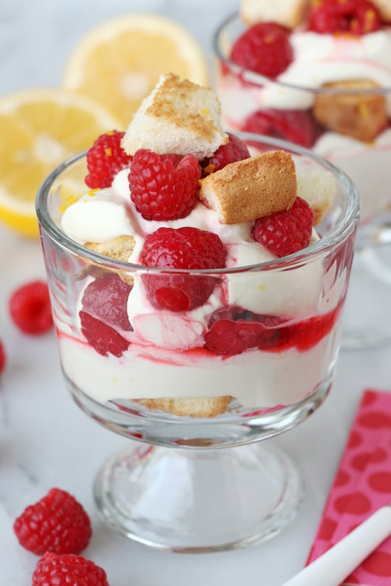 Lemon Raspberry Trifle - Glorious Treats