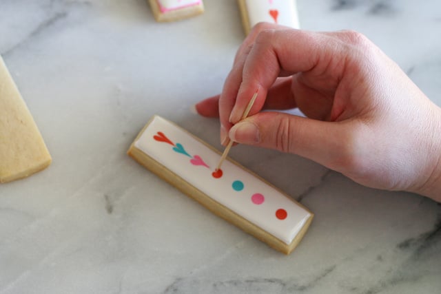 Perfectly cute & simple Valentine's Cookie Sticks