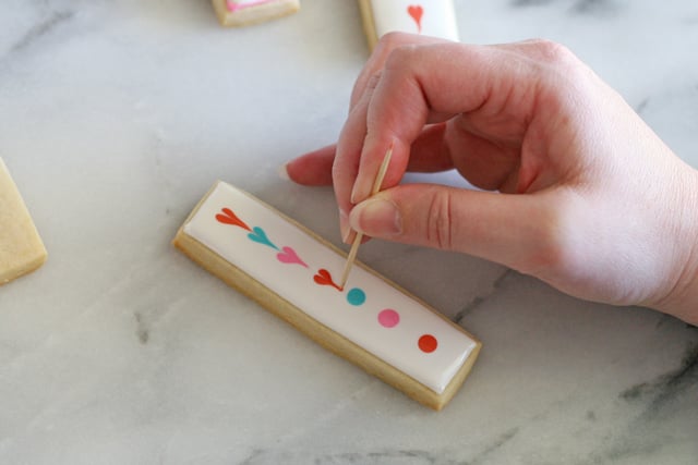 Perfectly cute & simple Valentine's Cookie Sticks