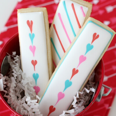 Simple designs for perfectly cute Valentine's Cookies