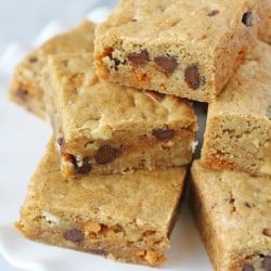 Simply the BEST Blondie recipe! Add in mix-ins of your choice!