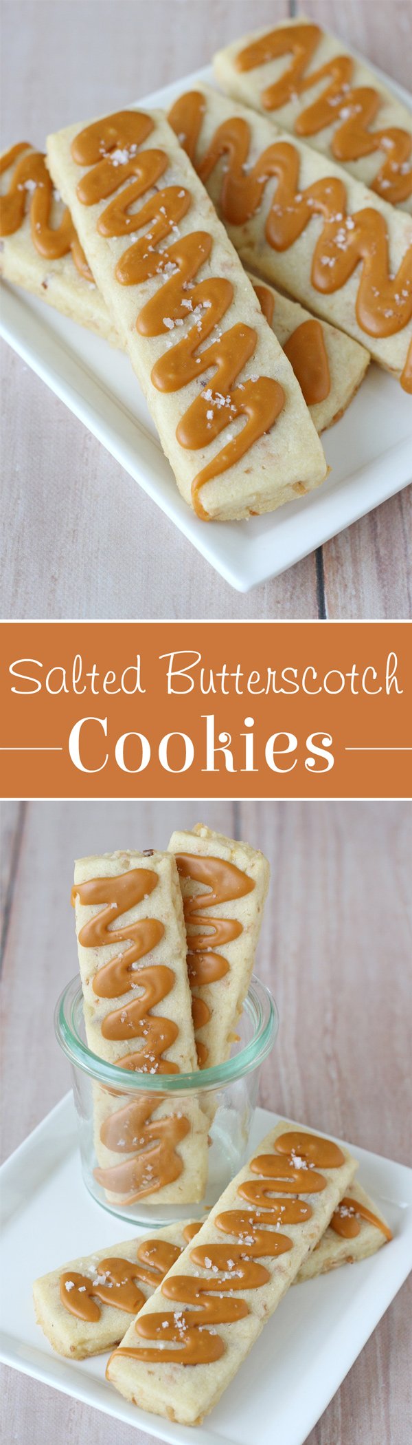 Sweet, salty, crispy, chewy, these amazing Salted Butterscotch Cookies will blow your mind! 