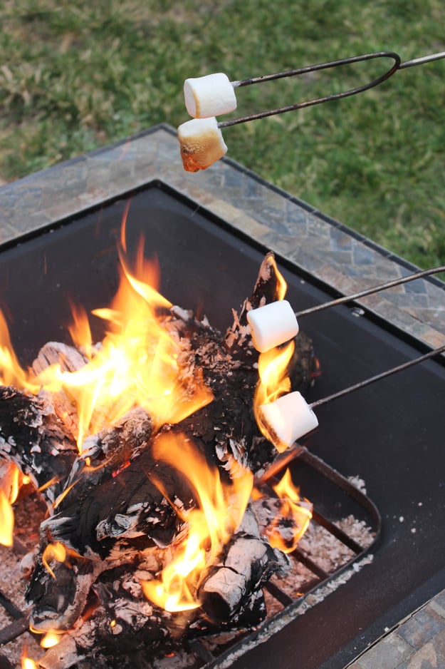 Brownie Strawberry S'mores... YUM!