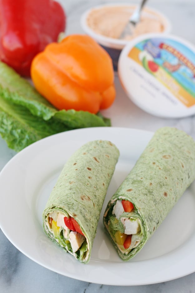 These fresh and delicious Chicken Wraps are perfect for picnics, parties and lunchboxes! 