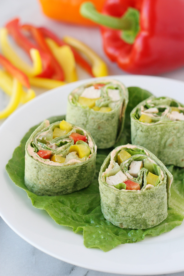 Fresh and delicious Salsa Cream Cheese Chicken Roll-Ups are a perfect party appetizer! 