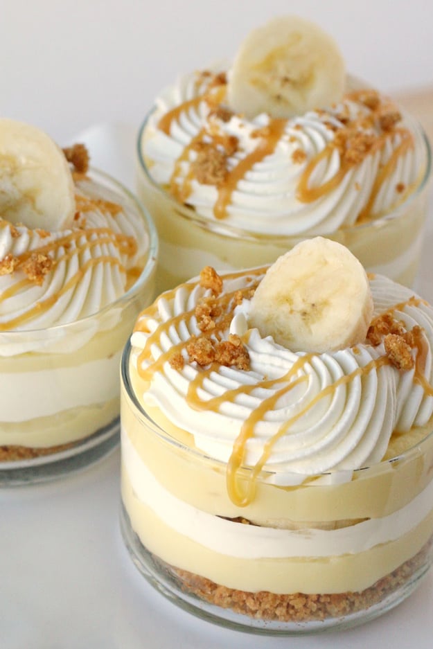 Banana Caramel Cream Dessert | Simply the most incredible dessert!  Everyone LOVES this!  