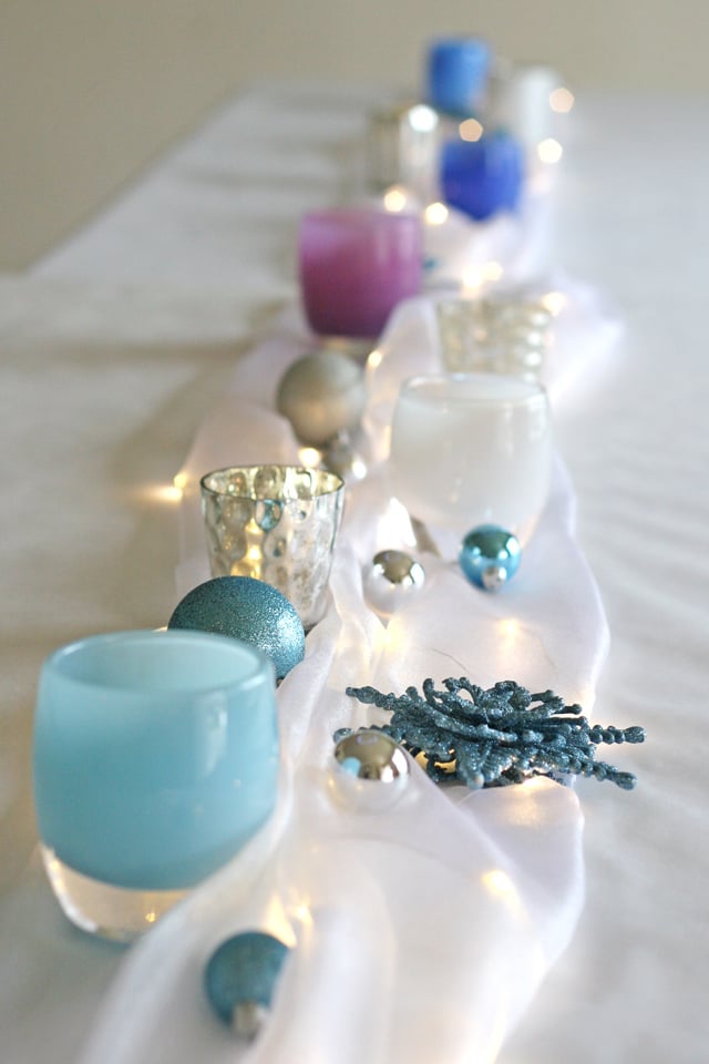 Beautiful decorating ideas for a Frozen or winter themed party!  