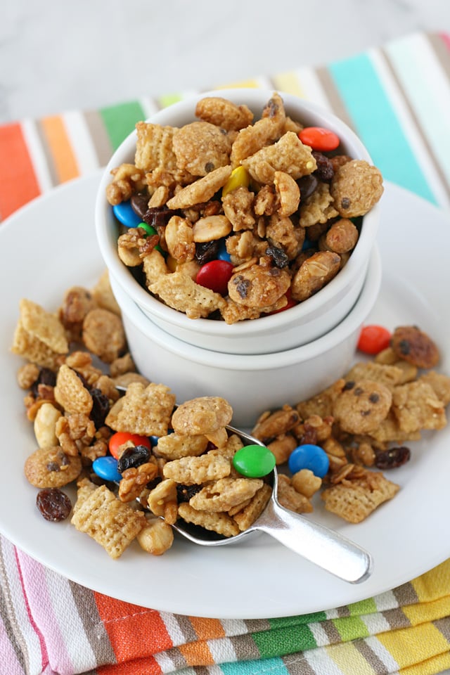 Crazy delicious!! Sweet, salty, crunchy and amazing MONSTER COOKIE SNACK MIX! 